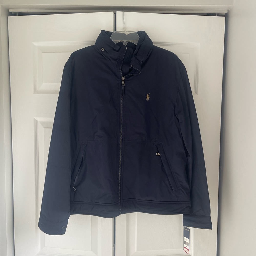 Ralph Lauren Men's Dark Blue Windbreaker
